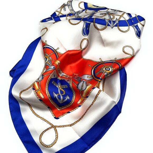 Women’s Silk Satin Square Scarf 36”x36” NWT - Picture 1 of 10